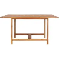 Syfax Gartentisch 150x150x76 cm Massivholz Teak