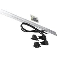 Gistuch Universal-Dachträger-Querstange, hochfeste Aluminiumlegierung, aerodynamisches Auto-Top-Gepäck für SUVs, 135 cm