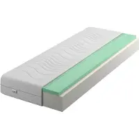 IZER Schaumstoffmatratze H2 / H3 Silver + Kaltschaum Matratze 100x200 20cm Komfortschaum und Kaltschaum H2 H3 Kaltschaummatratze Schaummatratze 2 in 1