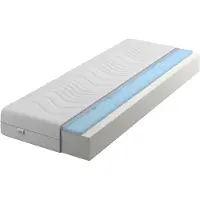 IZER Schaumstoffmatratze H3 Silver + Massageschaum Matratze 80x180 |Zweiseitig H3 | 7 Zonen | 20 cm | Massage Versteppter Bezug