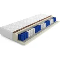 MRGROUP MR GROUP Matratze FINO für Bett 120x200cm Taschenfederkern, Filz, Kokos Höhe 18 cm, mit Komfortschaum Härtegrad H4/H3 mit waschbarem Bezug, Mikrofaser