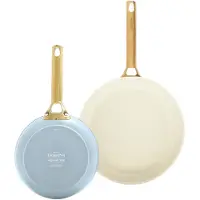 Greenpan Pfannen-Set Padova Light Blue mit keramischer Antihaftbeschichtung 20 / 26 cm (2-teilig)