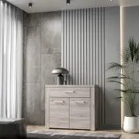 Freiraum Kommode >Portland< in beige,braun - 96,3x83,1x41,3cm (BxHxT)