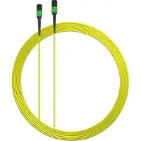Elfcam - Glasfaserkabel MPO/APC zu MPO/APC 16 Fasern 30M Singlemode Typ B - 3,0mm LSZH OS2 9/125 µm Ohne Pin, Kompatibel mit 40G/100G/200G/400G/800G/1.6T