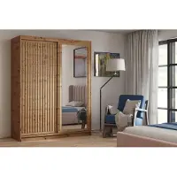 FURMEB24 2-türiger Schiebeschrank DALLAS 160 x 205 x 60 cm - Artisan