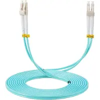 Elfcam - 150m Duplex-LWL-Kabel LC/UPC auf LC/UPC OM3 10Gb, 50/125µm, LSZH, Hochwertig