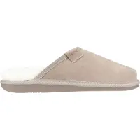 Vanuba - Damen Hausschuhe Moderne Pantoffeln Echtleder Lammfell Natur Wolle D016 Beige-Weiß, Größe 38 EU