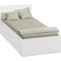 Kondela Einzelbett mit Metallrost Doli 90x200 cm - weiß