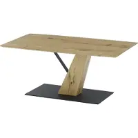 Freiraum Couchtisch >BRESCIA< in Eiche furnier - 110x45x60 (BxHxT)