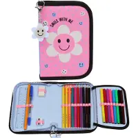 Sarcia.eu Smile Federmäppchen mit einer Klappe, Zubehör und Anhängsel