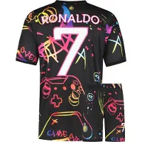 Kingdo Al-Nassr Fußball Trikot Set Ronaldo - Gaming Trikot Set - L