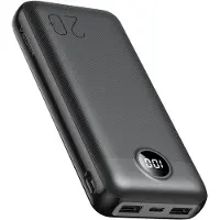 Veger Powerbank 20 000 mAh PD QC3.0 2A 20W L20S (VP2039PD / W2039PD) schwarz