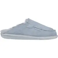 Vanuba - Damen Hausschuhe Awassi Moderne Pantoffeln Echtleder Natur Wolle D005 Grau, Größe 41 EU