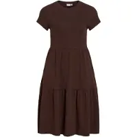 Vila Vihollie Kurzärmeliges Maxikleid