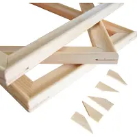 GP Toner Keilrahmen Holzleisten Set 90 bis 70 cm ohne Leinwand