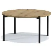 EURO-MEBLE Couchtisch SIGMA A, Kaffeetisch, Beistelltisch, Tisch [Eiche Artisan]