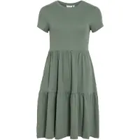 Vila Vihollie Kurzärmeliges Maxikleid