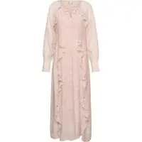 Cream Midikleid "Kleid CRAmy", Damen, Gr. 42, N-Gr, rosa (peach blush), Obermaterial: 75% Viskose CV. 25% Lyocell CLY., Kleider Midikleid