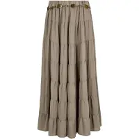 Apricot Maxirock "Chiffon-Maxirock" mit Stufen