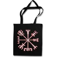 Eric Helmar Müller Urban Backwoods Vegvisir Viking Compass, Stofftasche, Farbe: Schwarz