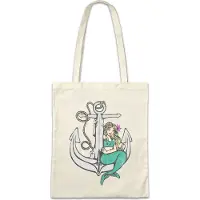 Eric Helmar Müller Urban Backwoods Mermaid Anchor, Stofftasche, Farbe: Beige