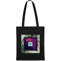 Eric Helmar Müller Urban Backwoods Abstract Squares, Stofftasche, Farbe: Schwarz