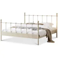 Bed Box Metallbett Francesca – 180x200 cm / schwarz