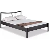 Bed Box Metallbett Hanna – 90 x 210 cm / dunkelgrau