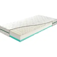 Benab Visco-Matratze Zero Visco 18 HR Matratze 70 x 190 cm H3 / H4 hart 18 cm hohe Visco-Matratzen, Aloe Vera, Visco, PUR, HR, 7 Zonen, Knoben