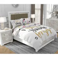 SOVIO Bettwäsche 140x200 cm + 2x70x80 cm, 3-teilig, 100% Baumwolle, Satin, Reißverschluss, Bunt - | So.9018