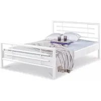Bed Box Metallbett Lola – 180 x 210 cm / weiß
