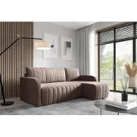 LIKMA Ecksofa mit Schlaffunktion und Bettkasten Sofa L-form Wohnlandschaft Couch L-form Schlafsofa Sofagarnitur Sofa Eckcouch Universelle Seite