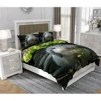 SOVIO Bettwäsche 160x200 cm + 2x70x80 cm, 3-teilig, 100% Baumwolle, Satin, Reißverschluss, Bunt - | So.0337