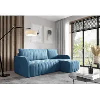LIKMA Ecksofa mit Schlaffunktion und Bettkasten Sofa L-form Wohnlandschaft Couch L-form Schlafsofa Sofagarnitur Sofa Eckcouch Universelle Seite