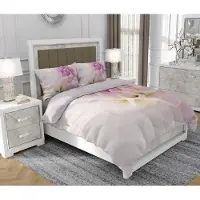 SOVIO Bettwäsche 200x220 cm + 2x70x80 cm, 3-teilig, 100% Baumwolle, Satin, Reißverschluss, Bunt - | So.0209