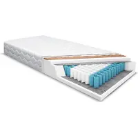 Nordelo Taschenfederkernmatratze DAVIDE Pocket 7 Zonen H2 20 cm wendbar Kokos antiallergisch 180 x 200 cm