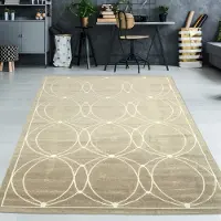 Teppichhome24 In- & Outdoor Teppich in beige Größe - 200 x 290 cm