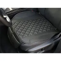 BREMER SITZBEZÜGE Sitzauflage Kunstleder Kunstleder kompatibel mit Land Rover Discovery 5 Sitzkissen in Kunstleder Schwarz OT404