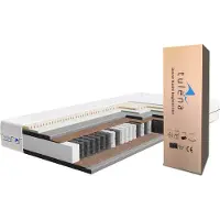 TULENA NOX Matratze 120 x 200 cm mit Taschenfederkern, Federkernmatratze hart - Comfort Plus, H4 / H5