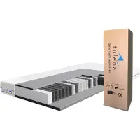TULENA NOX Federkernmatratze Taschenfederkern Matratze 180 x 190 cm, H2 / H3, - Bezug waschbar - Basic