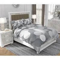 SOVIO Bettwäsche 160x200 cm + 2x70x80 cm, 3-teilig, 100% Baumwolle, Satin, Reißverschluss, Bunt - | So.0244