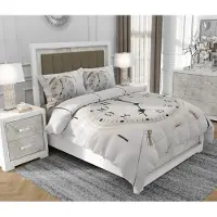 SOVIO Bettwäsche 140x200 cm + 2x70x80 cm, 3-teilig, 100% Baumwolle, Satin, Reißverschluss, Bunt - | So.0144