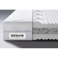 Benab Schaummatratze Dream Optimal Matratze 90 x 200 cm H4 / H5 hart 17 cm hohe Schaummatratzen, PUR, POE, 7 Zonen, Knoben