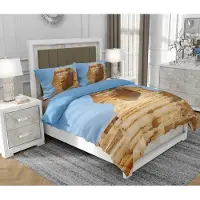 SOVIO Bettwäsche 200x220 cm + 2x70x80 cm, 3-teilig, 100% Baumwolle, Satin, Reißverschluss, Bunt - | So.0273