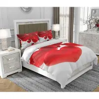 SOVIO Bettwäsche 200x220 cm + 2x70x80 cm, 3-teilig, 100% Baumwolle, Satin, Reißverschluss, Bunt - | So.0168