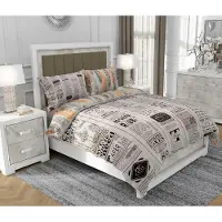 SOVIO Bettwäsche 160x200 cm + 2x70x80 cm, 3-teilig, 100% Baumwolle, Satin, Reißverschluss, Bunt - | So.9037