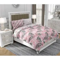 SOVIO Bettwäsche 160x200 cm + 2x70x80 cm, 3-teilig, 100% Baumwolle, Satin, Reißverschluss, Rosa - | So.9039