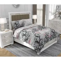 SOVIO Bettwäsche 160x200 cm + 2x70x80 cm, 3-teilig, 100% Baumwolle, Satin, Reißverschluss, Grau - | So.9054