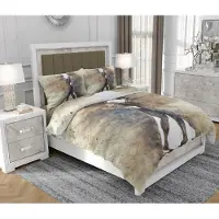 SOVIO Bettwäsche 160x200 cm + 2x70x80 cm, 3-teilig, 100% Baumwolle, Satin, Reißverschluss, Bunt - | So.0262
