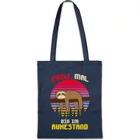 Eric Helmar Müller Urban Backwoods Ruhestand Faultier, Stofftasche, Farbe: Navy